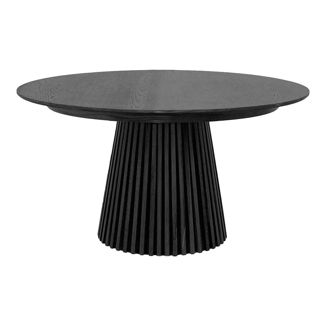 Osaka spisebord Ø140cm sort billede