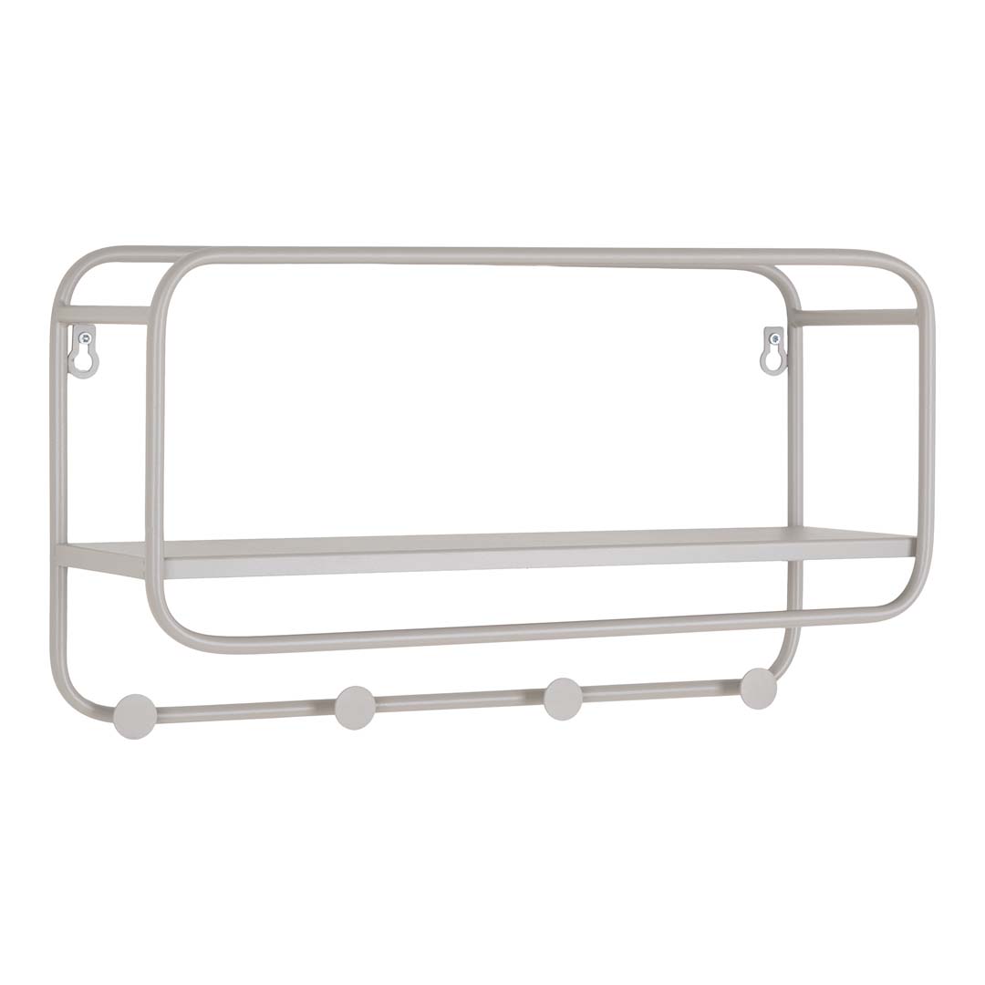 Feira Hattehylde - Hattehylde, Stål, Grey 45X15X25 Cm