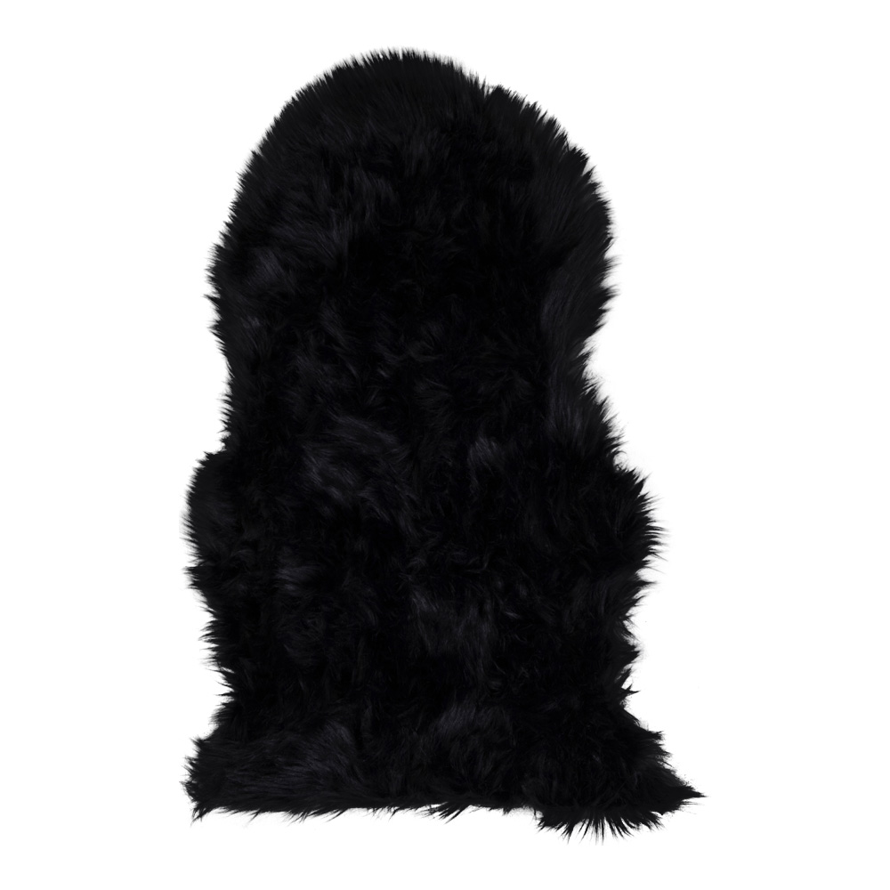 Laila lammeskind imiteret 50x85 cm, sort