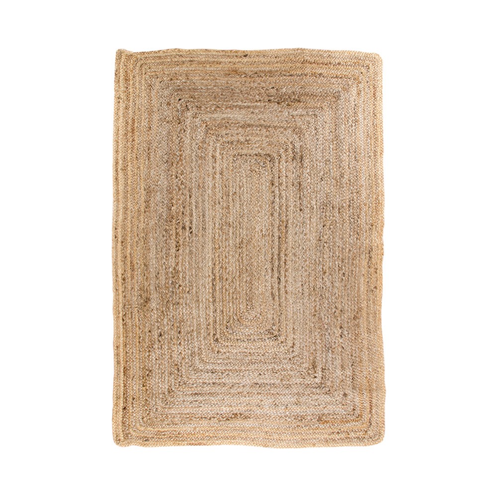 Broom tæppe 135x65 cm i flettet jute natur