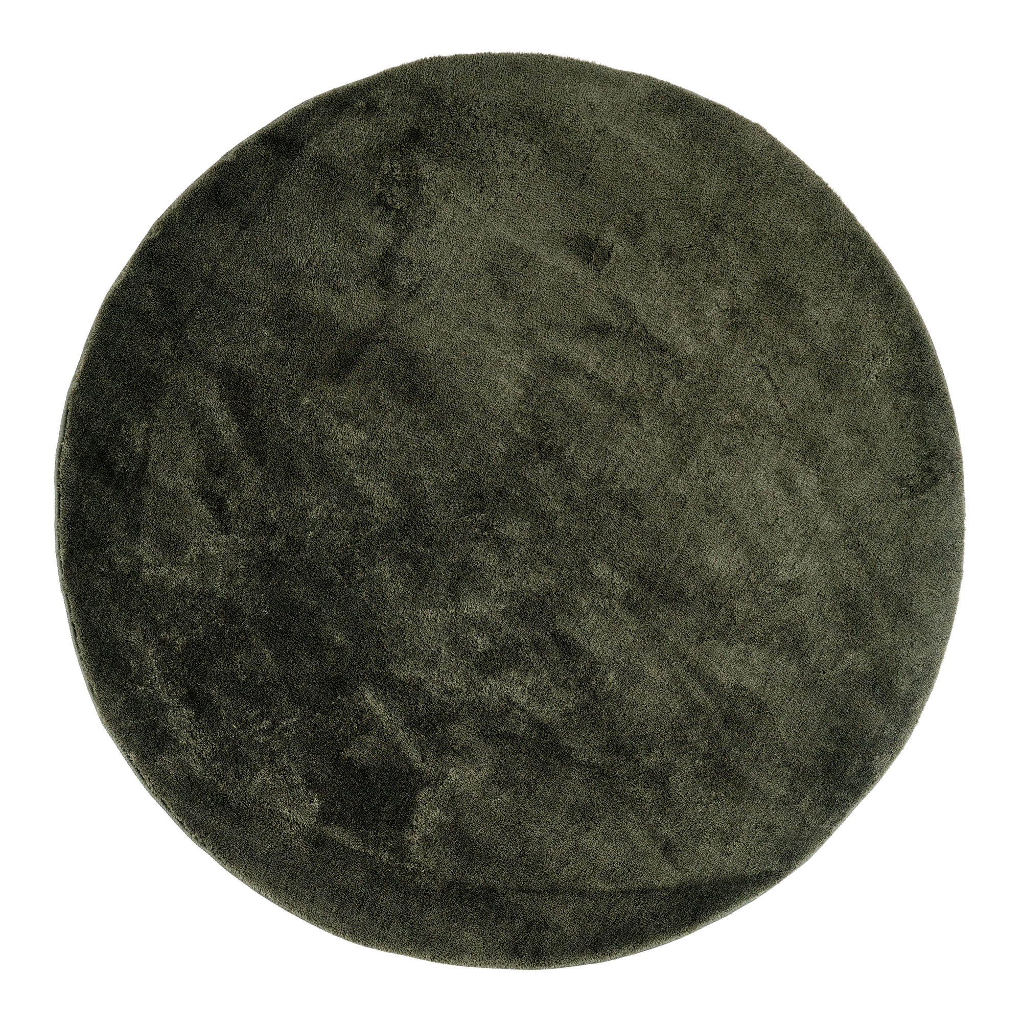 Miami Tæppe - Tæppe, rundt, grøn, Ø160 cm