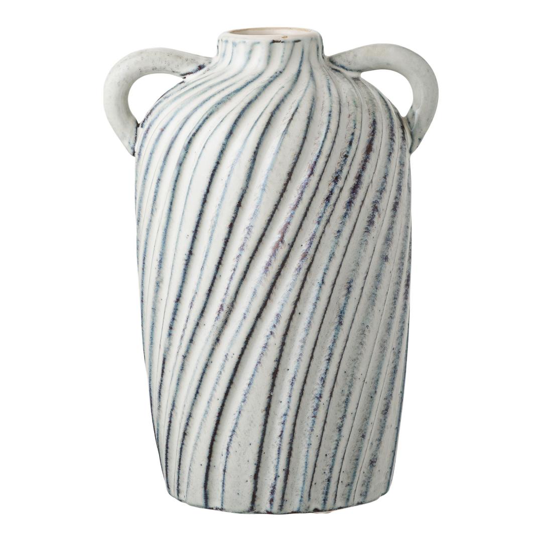 Siv vase blå