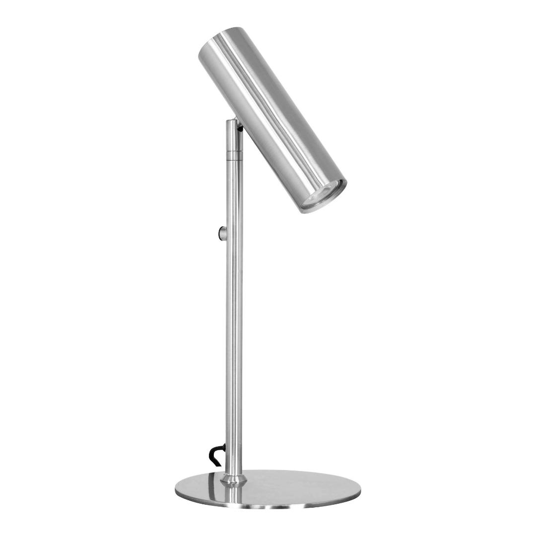 Naja bordlampe sølvfarvet