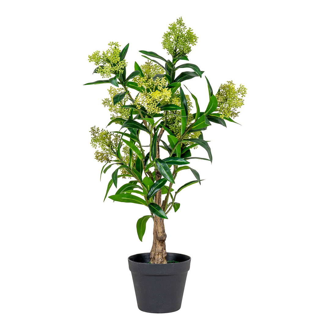 Træ kunstig plante H75 cm grøn billede