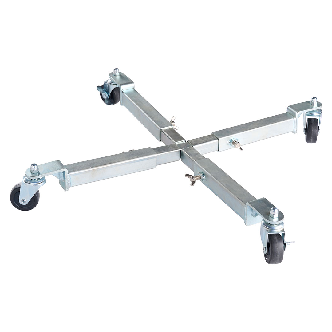 Carrie rullemodul med hjul til parasolfod stål billede