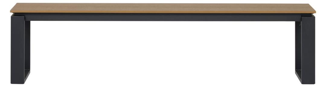Martinus havebænk 180X36cm valnød dekor