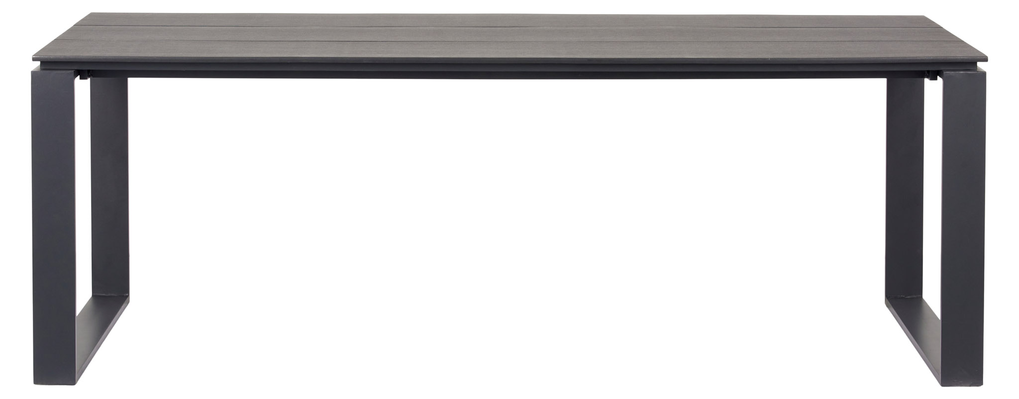 Martinus havebord 210 x 100 cm sort