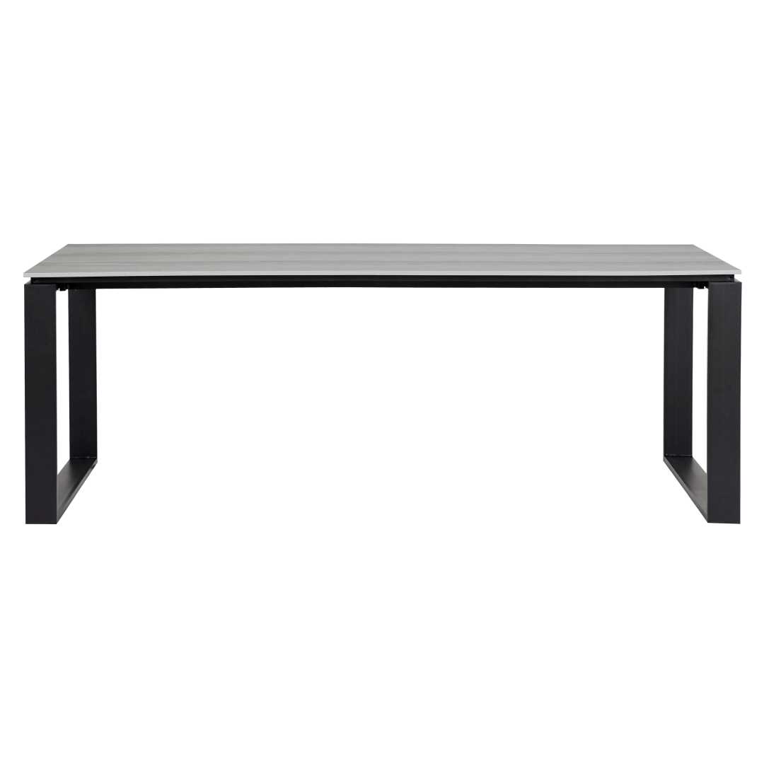 Martinus havebord 100x210cm sort,grå