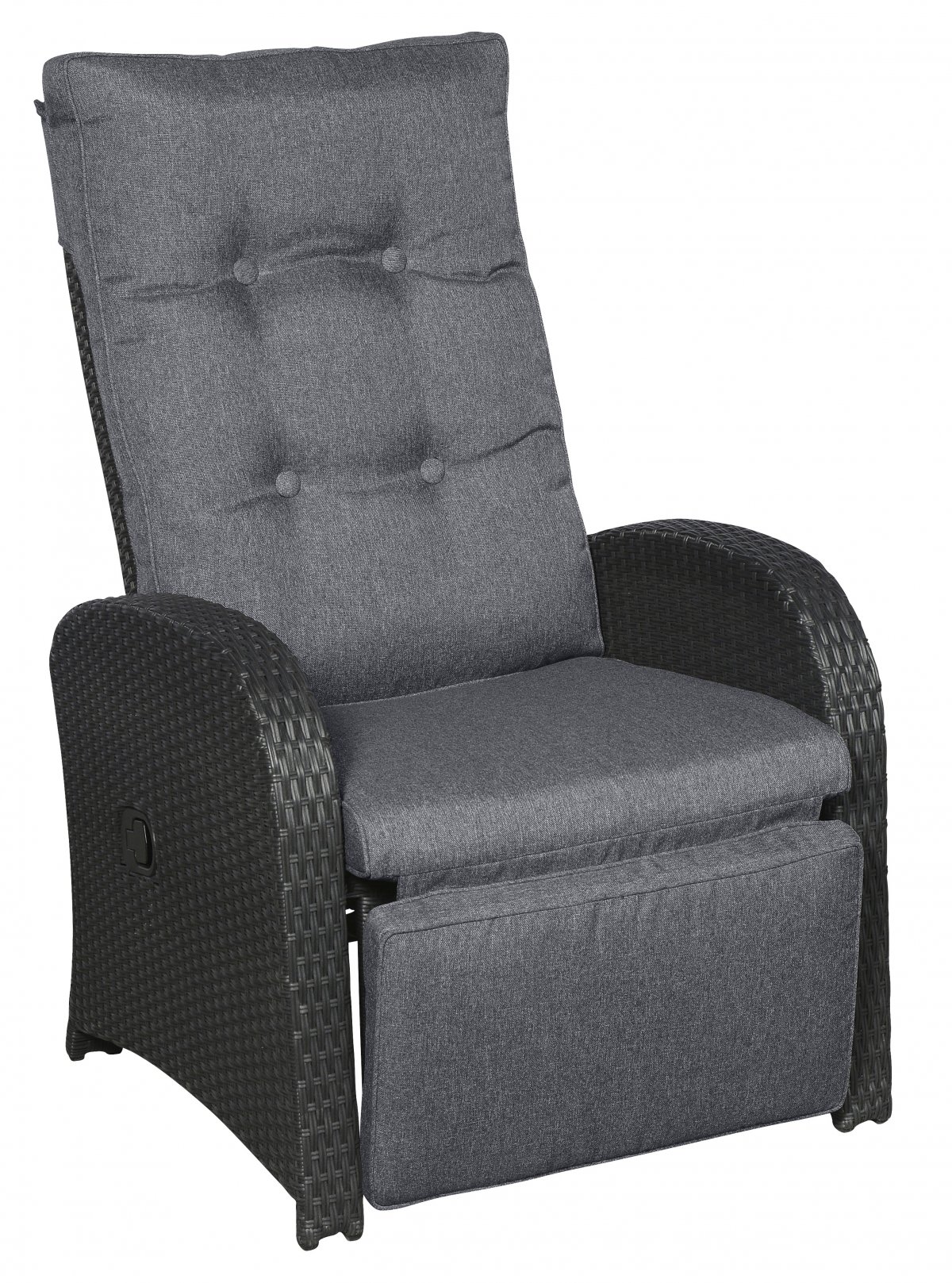 Jorl Garten Lounge Gartenstuhl, Sofastuhl mit stufenloser Einstellung