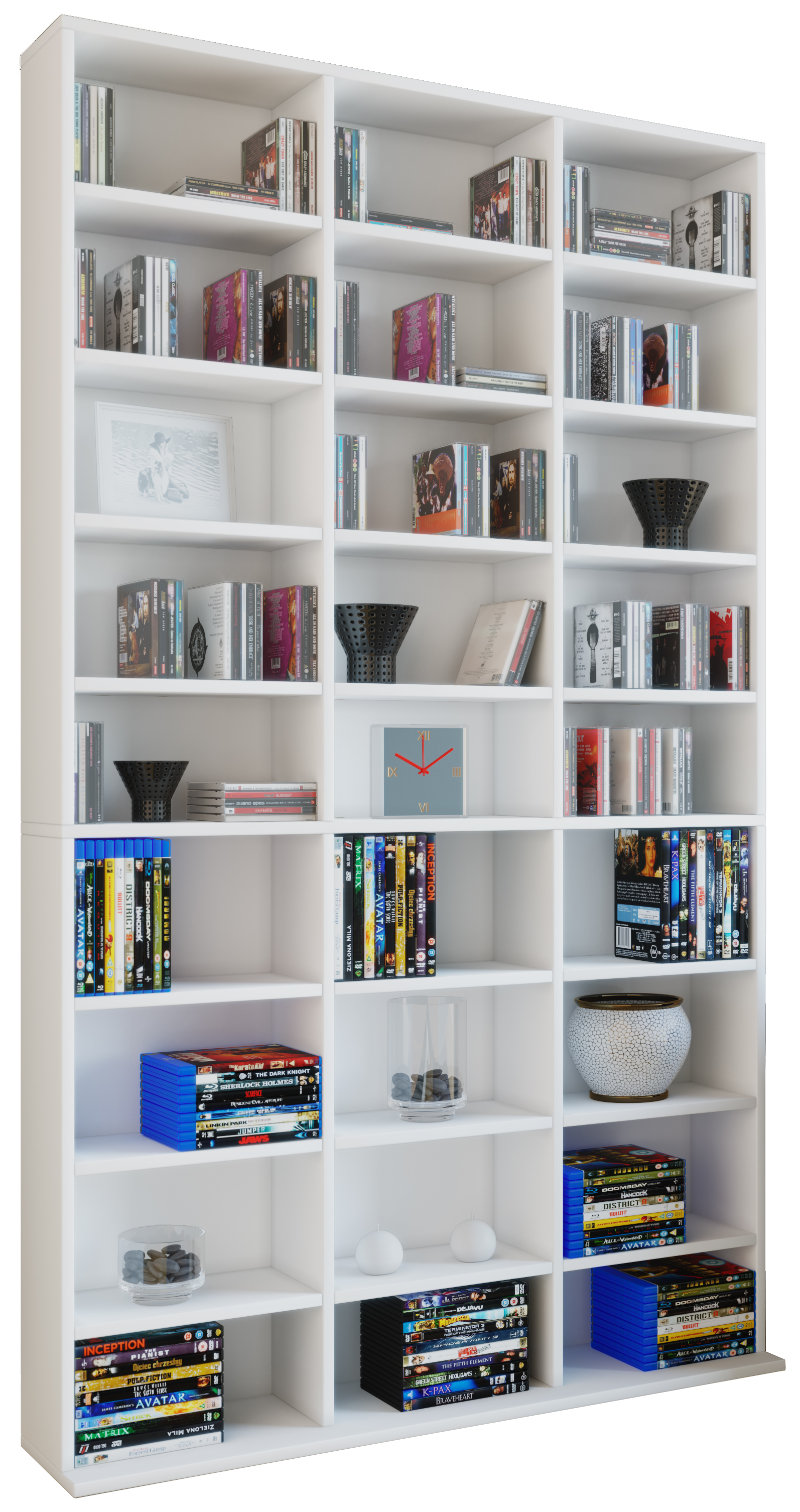 Megosa Maxi reol, 27 rum, hvid billede