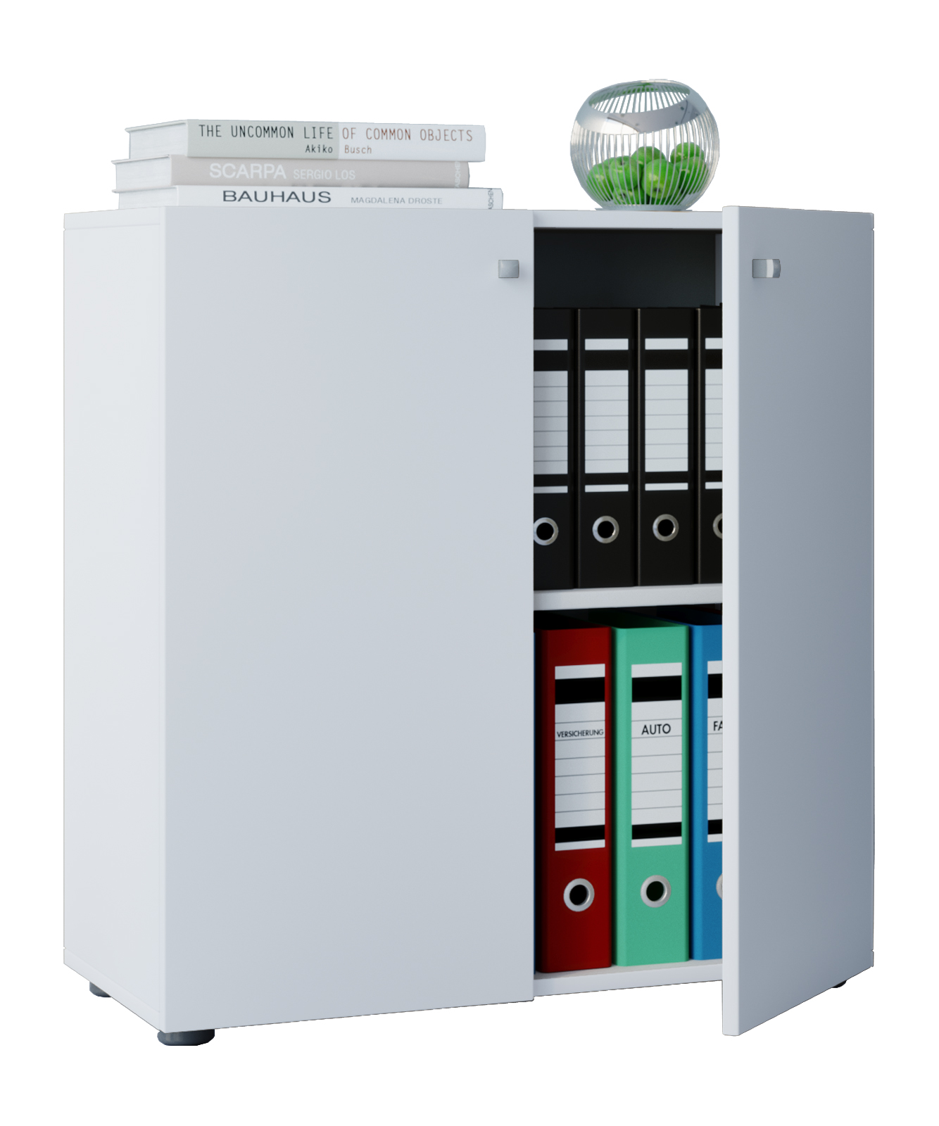 Vandol Mini skab, m. 2 låger og 1 hylde - hvid træ