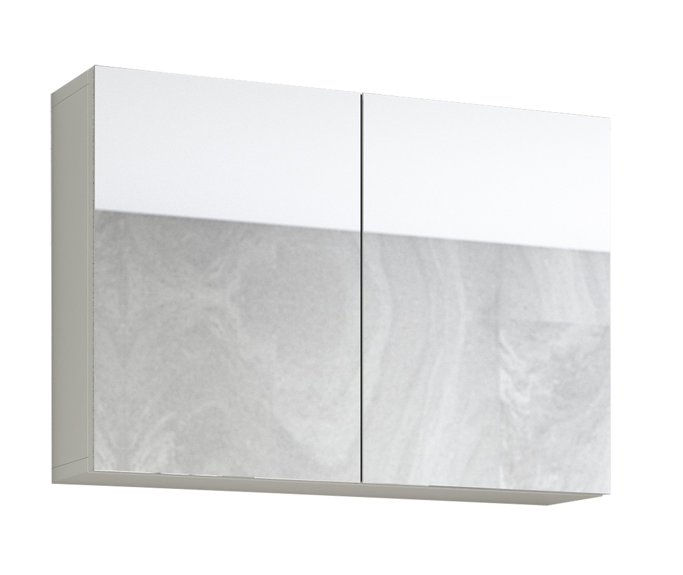 Flandu spejlskab badeværelse spejlskab hvid billede