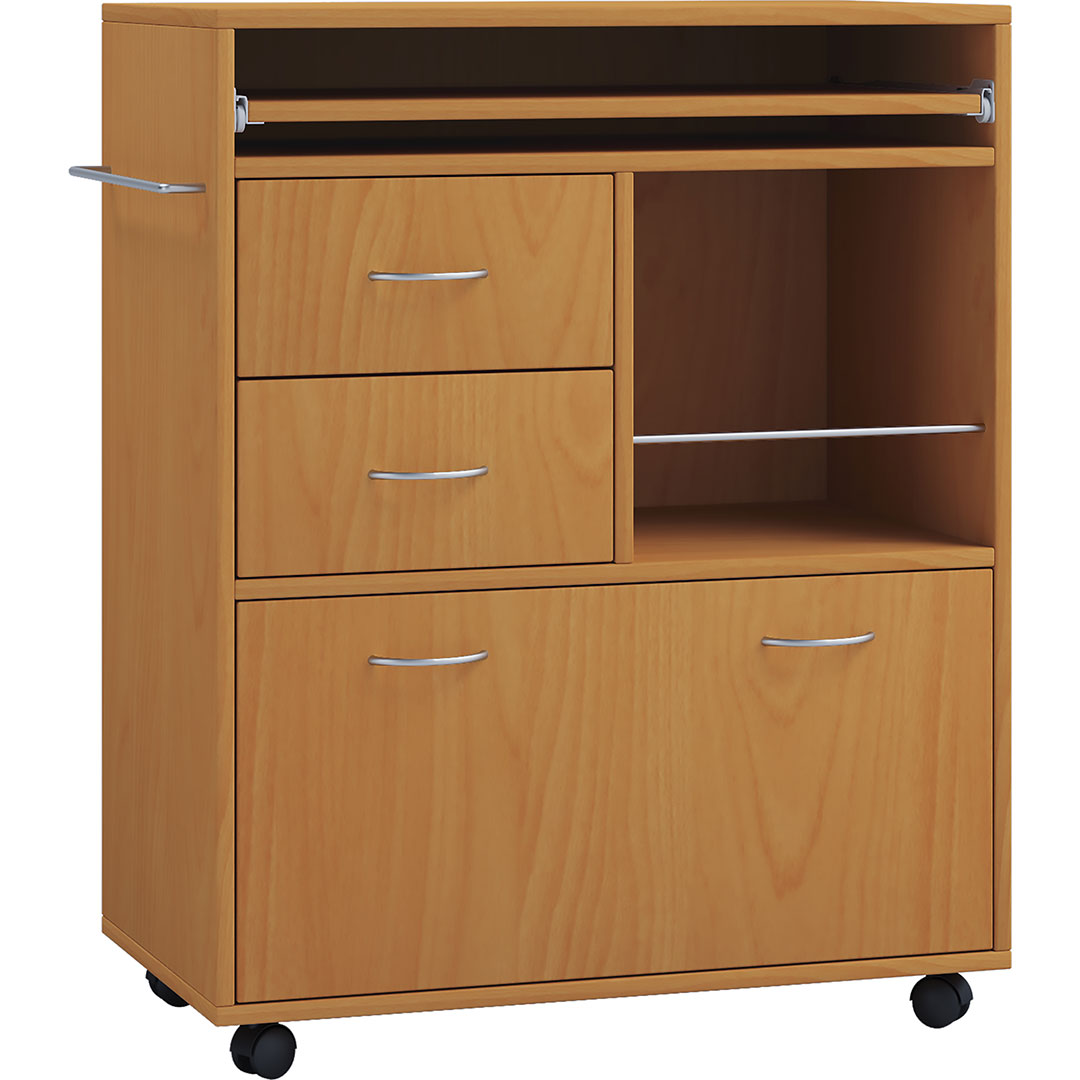 Kicha køkkenmodul på hjul bøg dekor