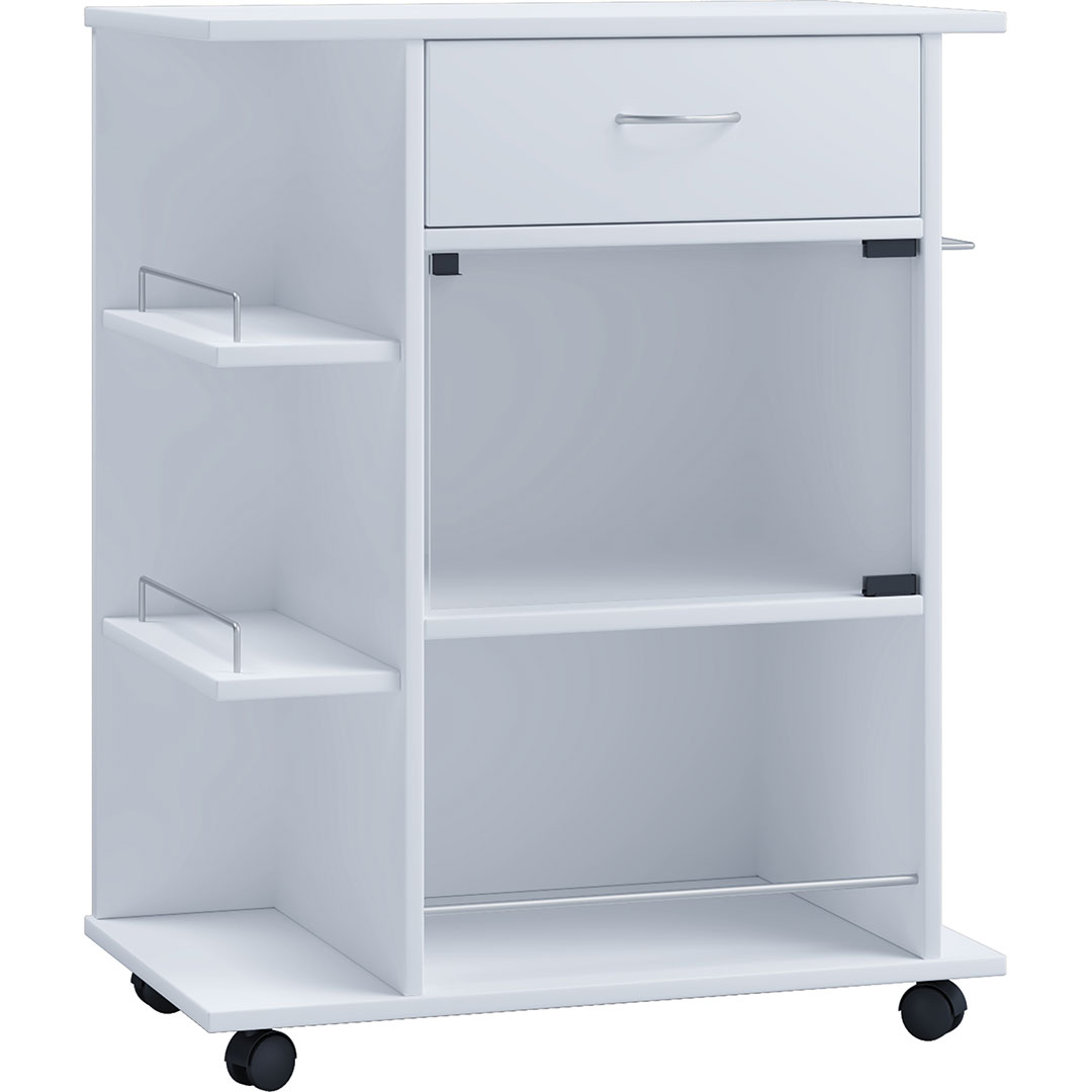 Pocis køkkenmodul på hjul hvid billede