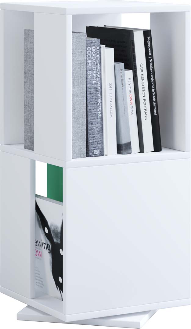 StiftaL kontorreol 2 hylder hvid