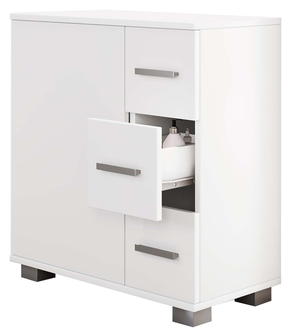 ZaloXL højskab badeværelse hvid billede