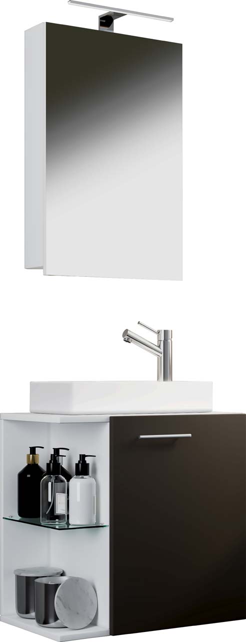 Hausa badmiljø hvid, antracit