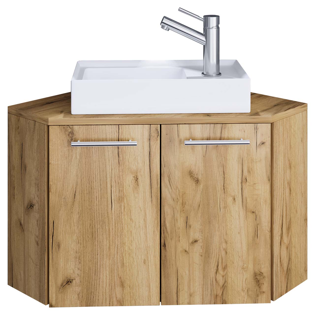 Vilosa vaskeskab hjørne eg dekor