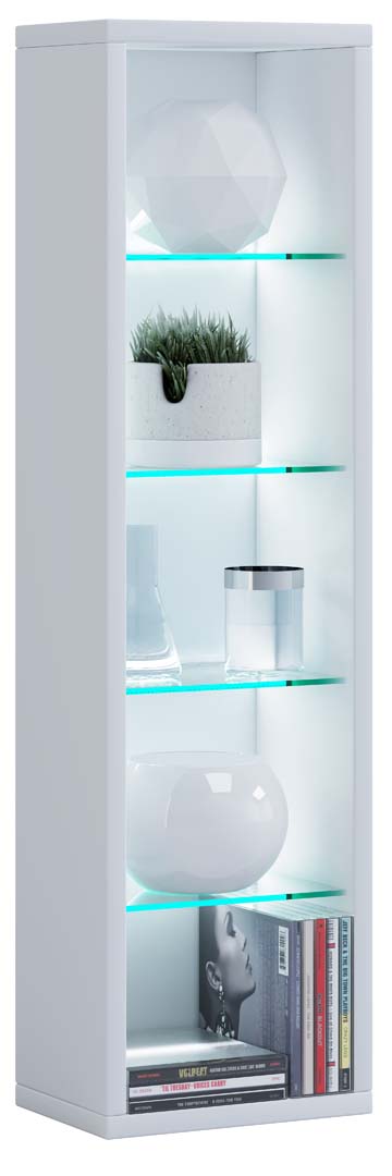 RasitoL reol væghængt 5 hylder hvid billede