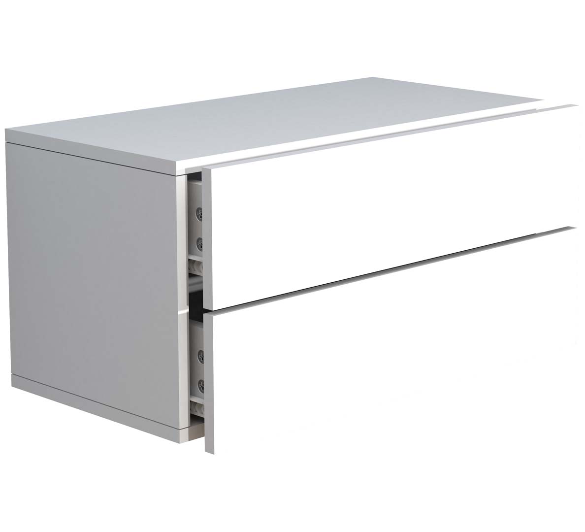 UsalL60 natbord væghængt 2 skuffer hvid billede