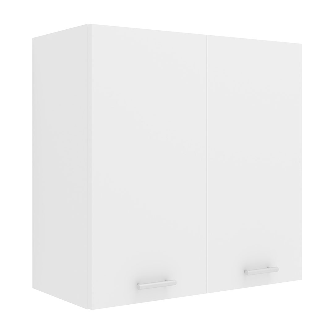 VCM NORDIC Esilo 2 døre 60 køkken vægskab, m. 2 låger og 1 hylde - hvid træ