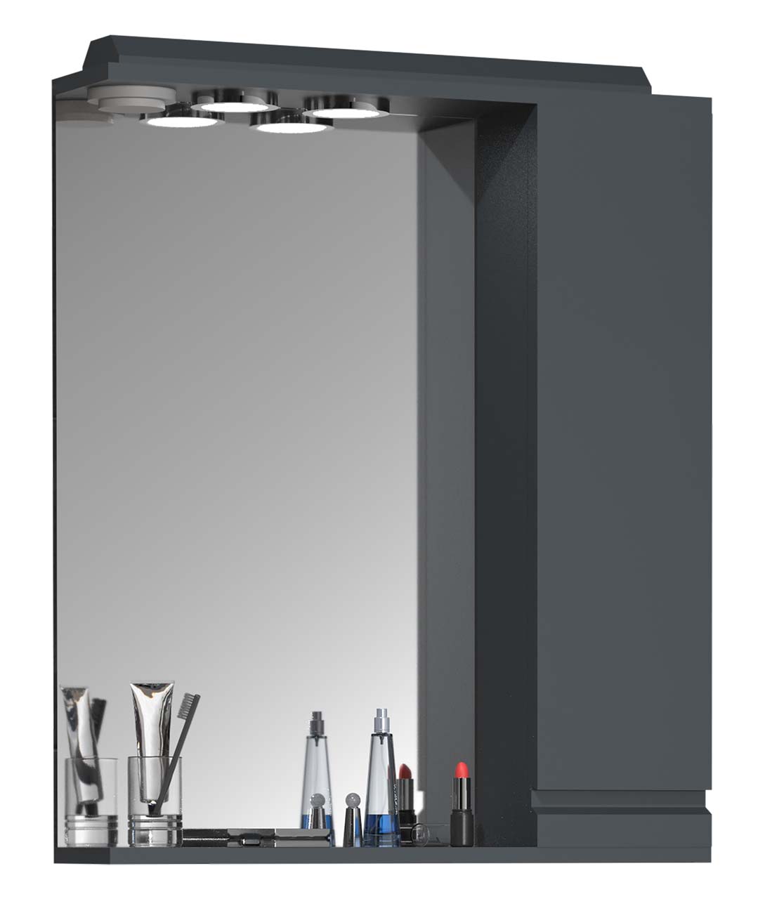 SiloraL spejlskab badeværelse antracit billede