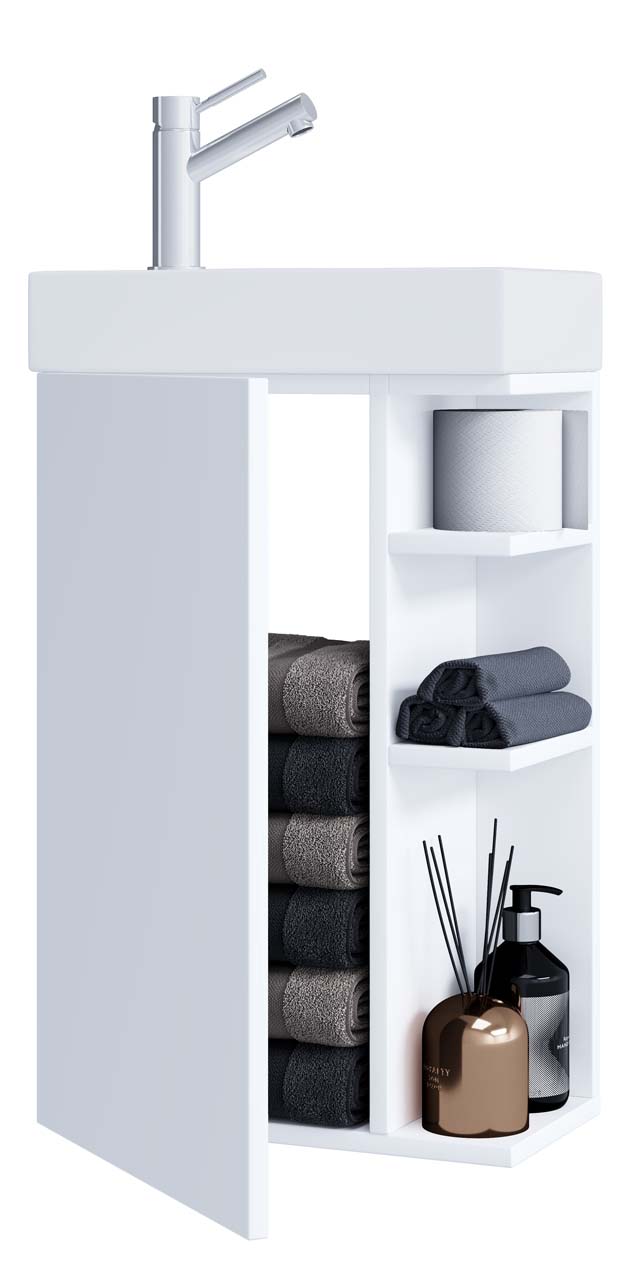 Lumia vaskeskab hvid billede