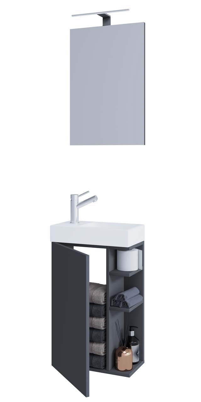 LumiaS badmiljø antracit billede