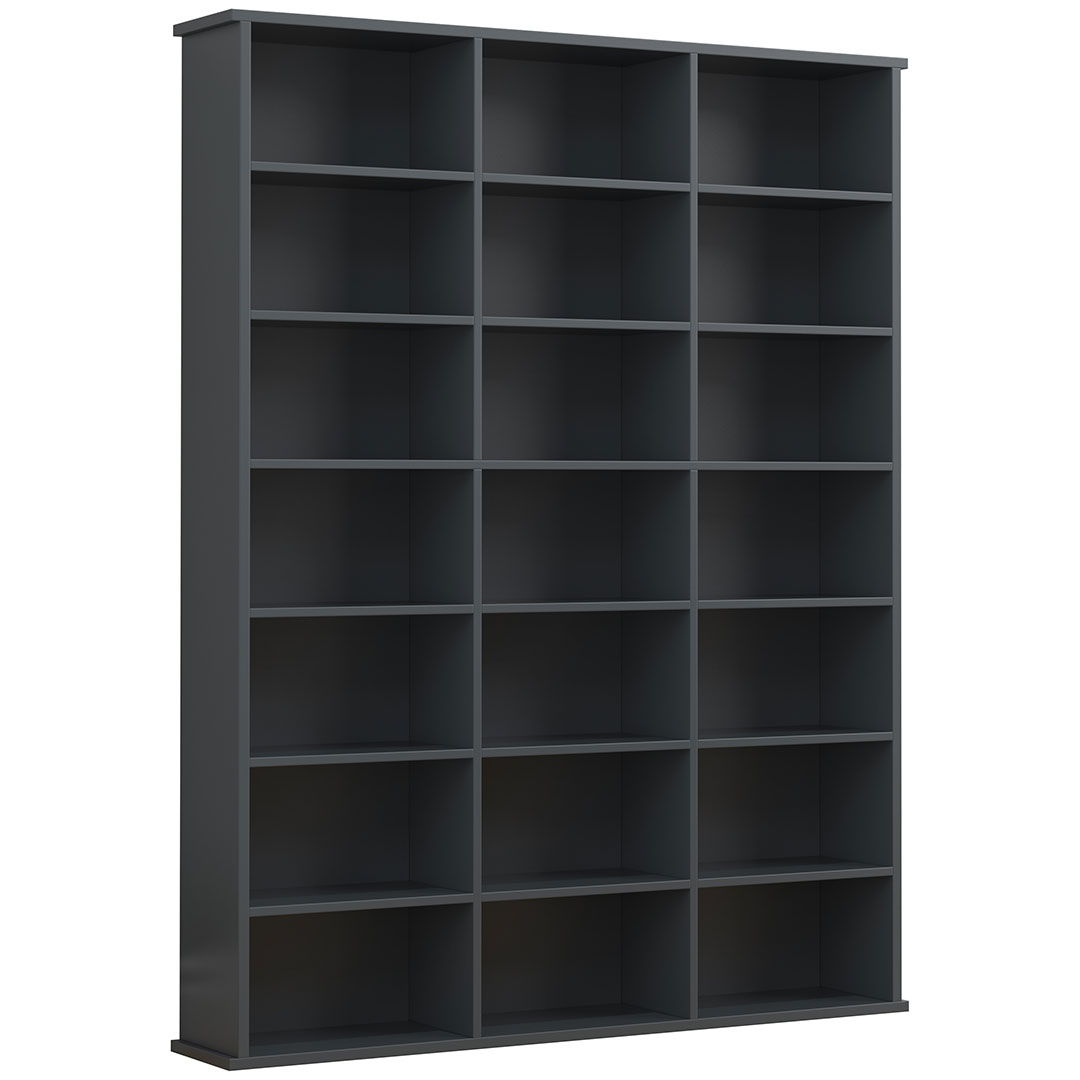 MegosaM reol 21 hylder antracit