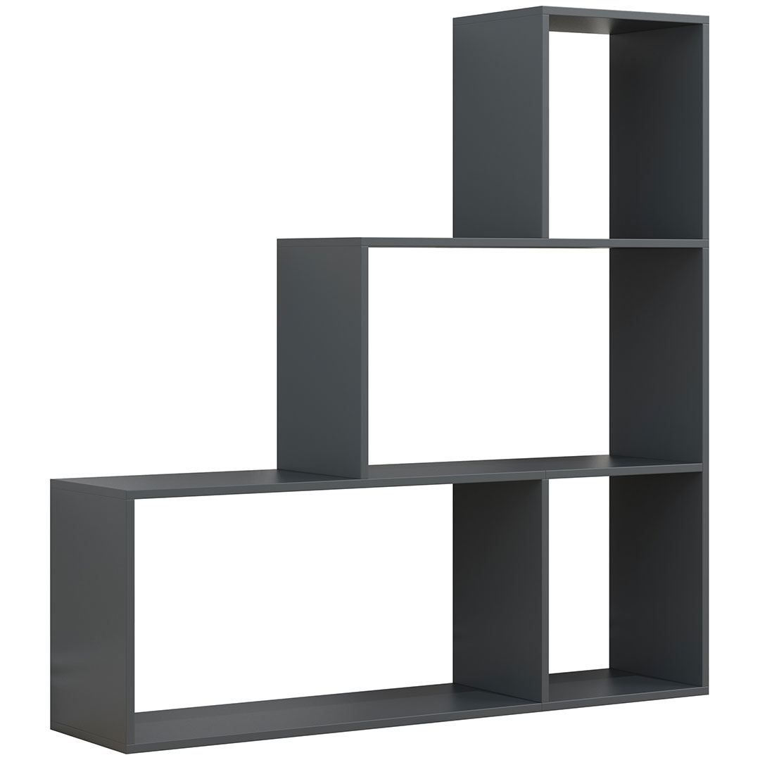 DubilaM reol 4 hylder antracit