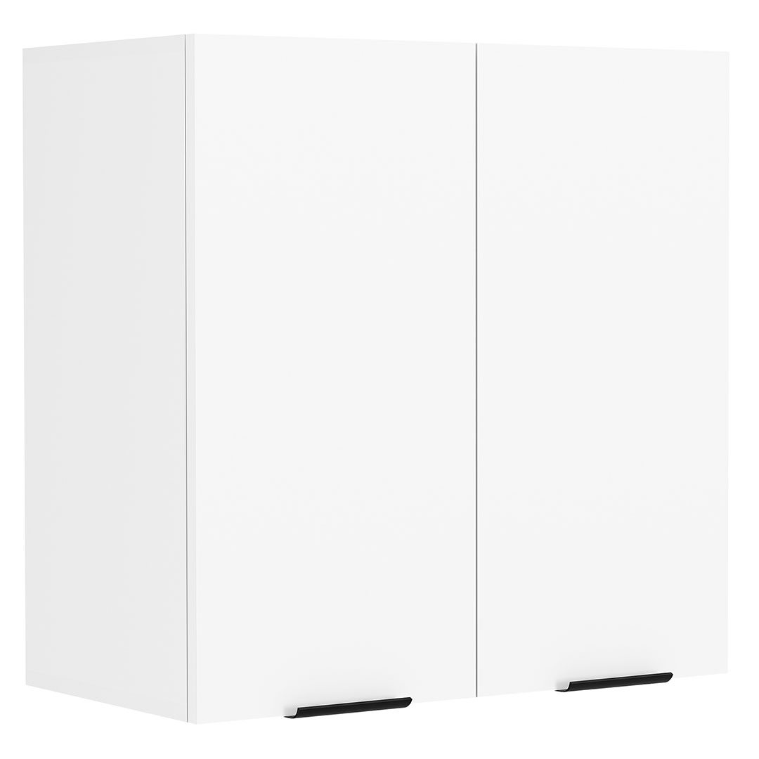 VCM NORDIC Fasola køkken vægskab, m. 2 låger og 1 hylde - hvid træ (B:60)