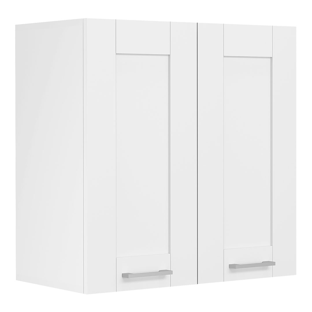 VCM NORDIC Colura køkken vægskab, m. 2 låger - hvid træ (B:60)