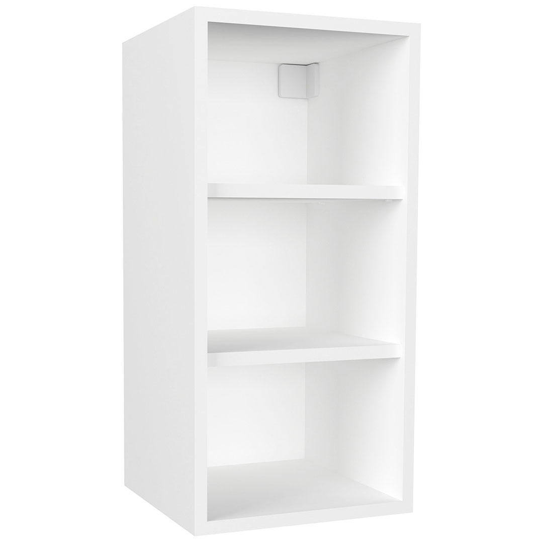 Esilo overskab køkken 30 cm 3 hylder hvid