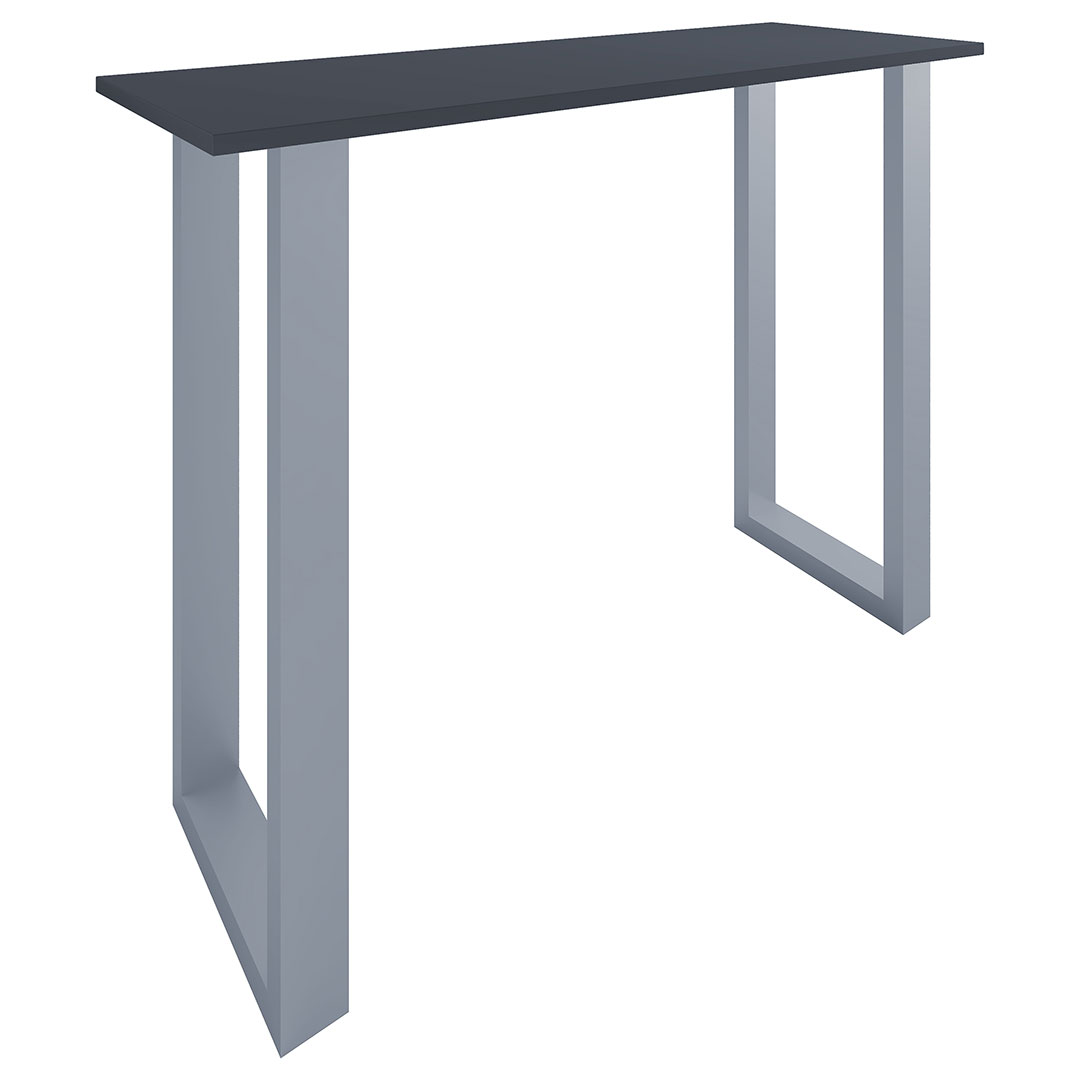 Xona barbord 140x50 antracit, sølvfarvet