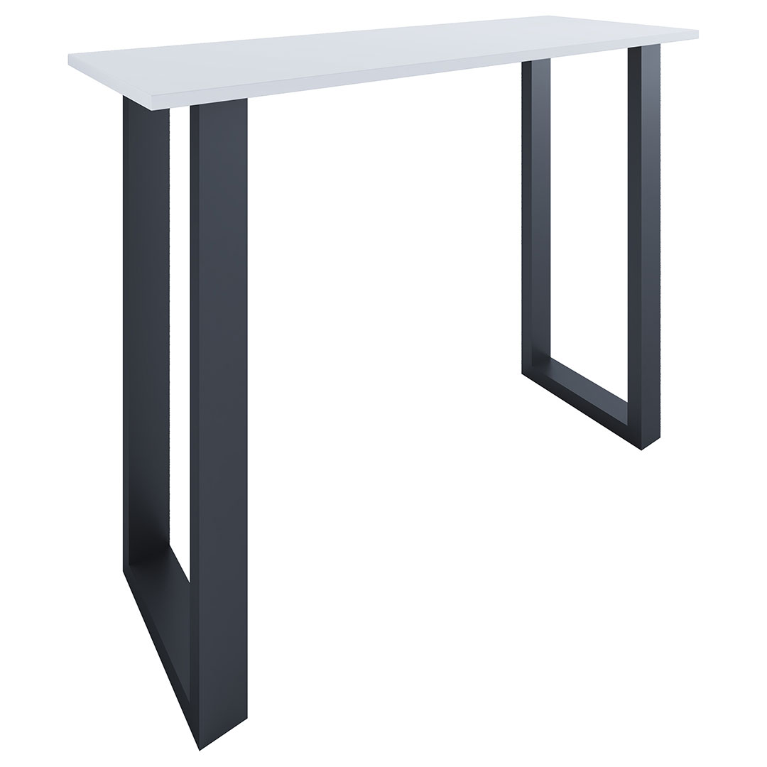 Xona barbord 140x50 hvid, sort