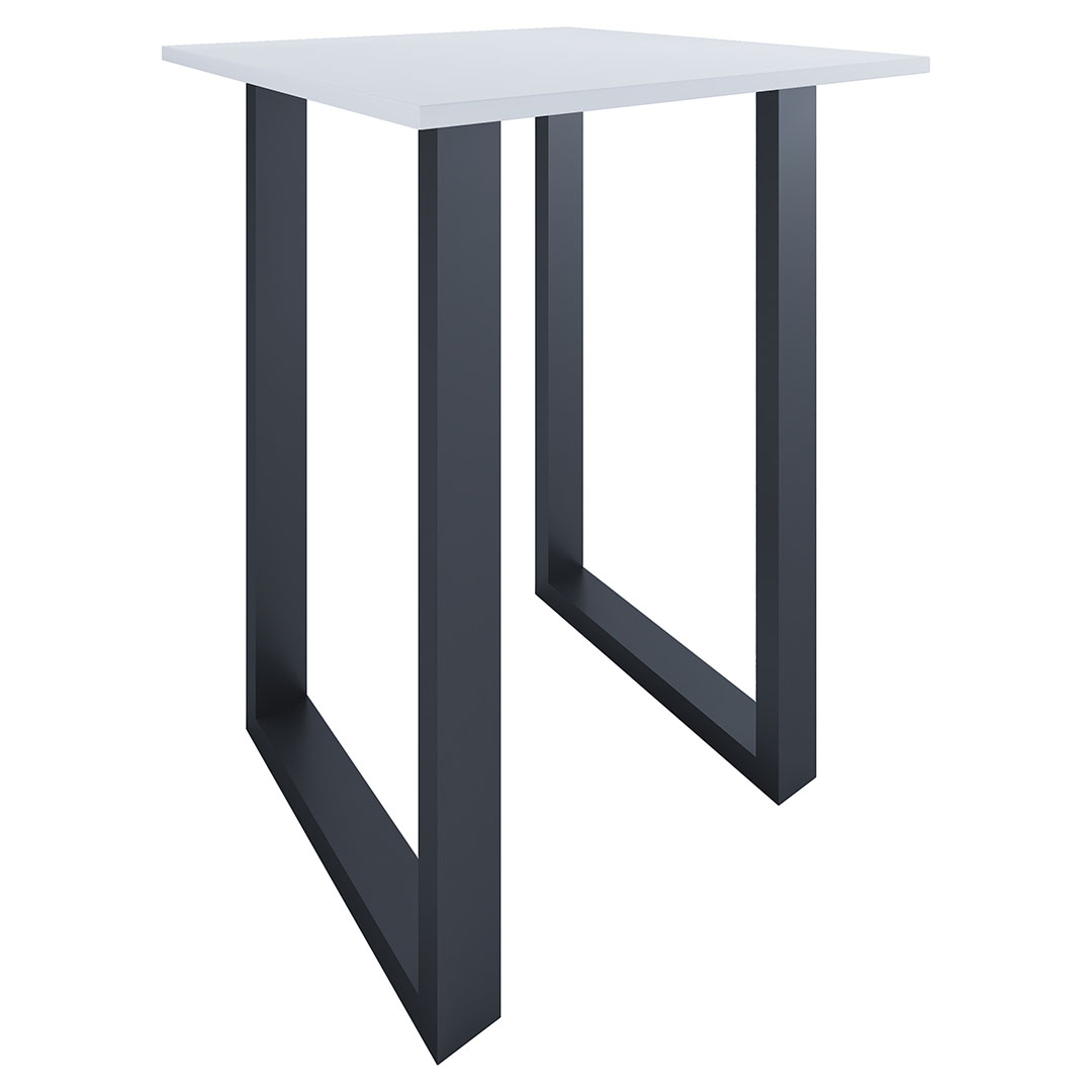 Xona barbord 80x80 hvid, sort