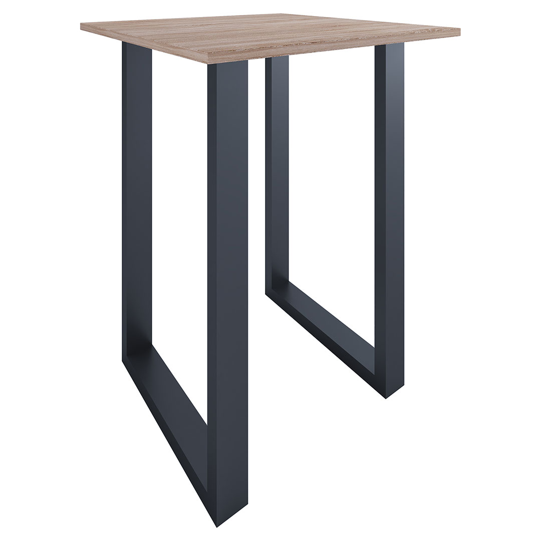 Xona barbord 80x80 eg dekor, sort