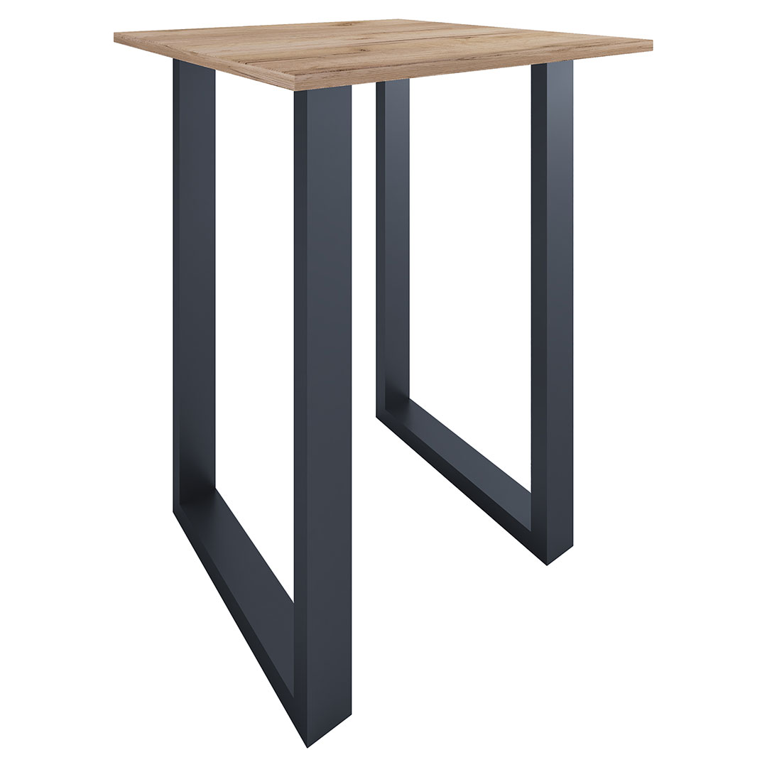 Xona barbord 80x80 eg dekor, sort