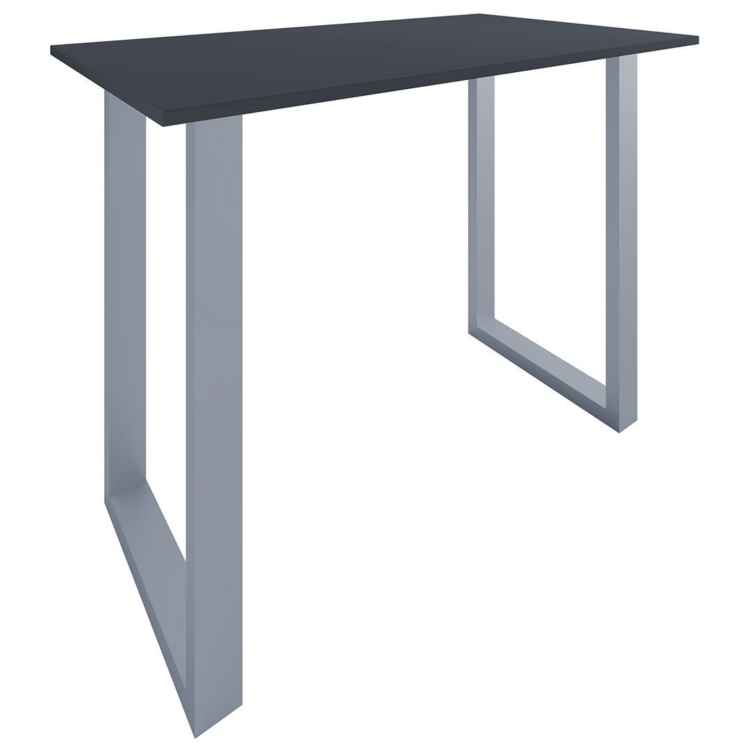 Xona barbord 140x80 antracit, sølvfarvet