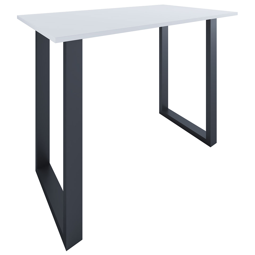 Xona barbord 140x80 hvid, sort