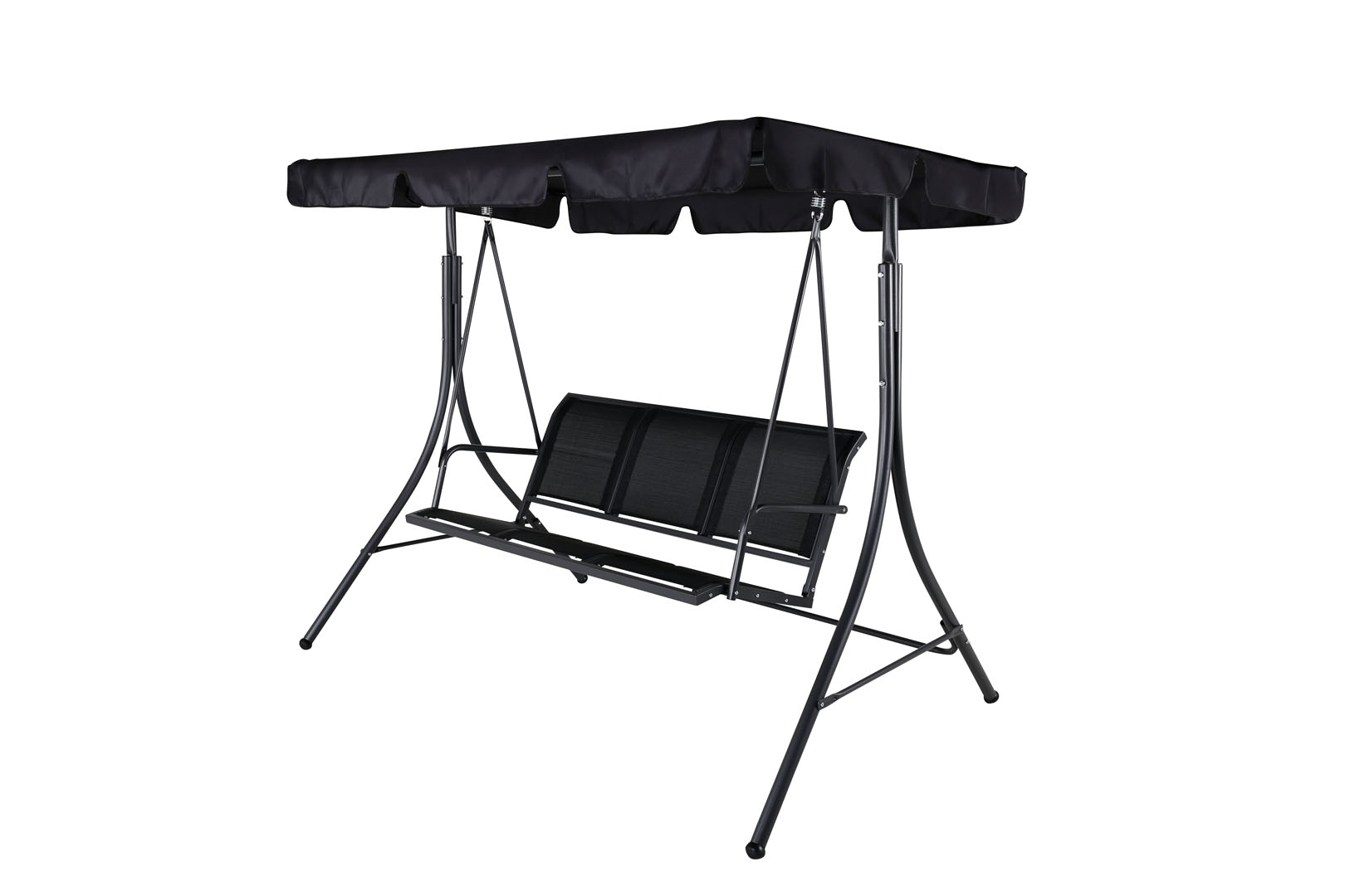 Montreal hængesofa 3 pers. sort