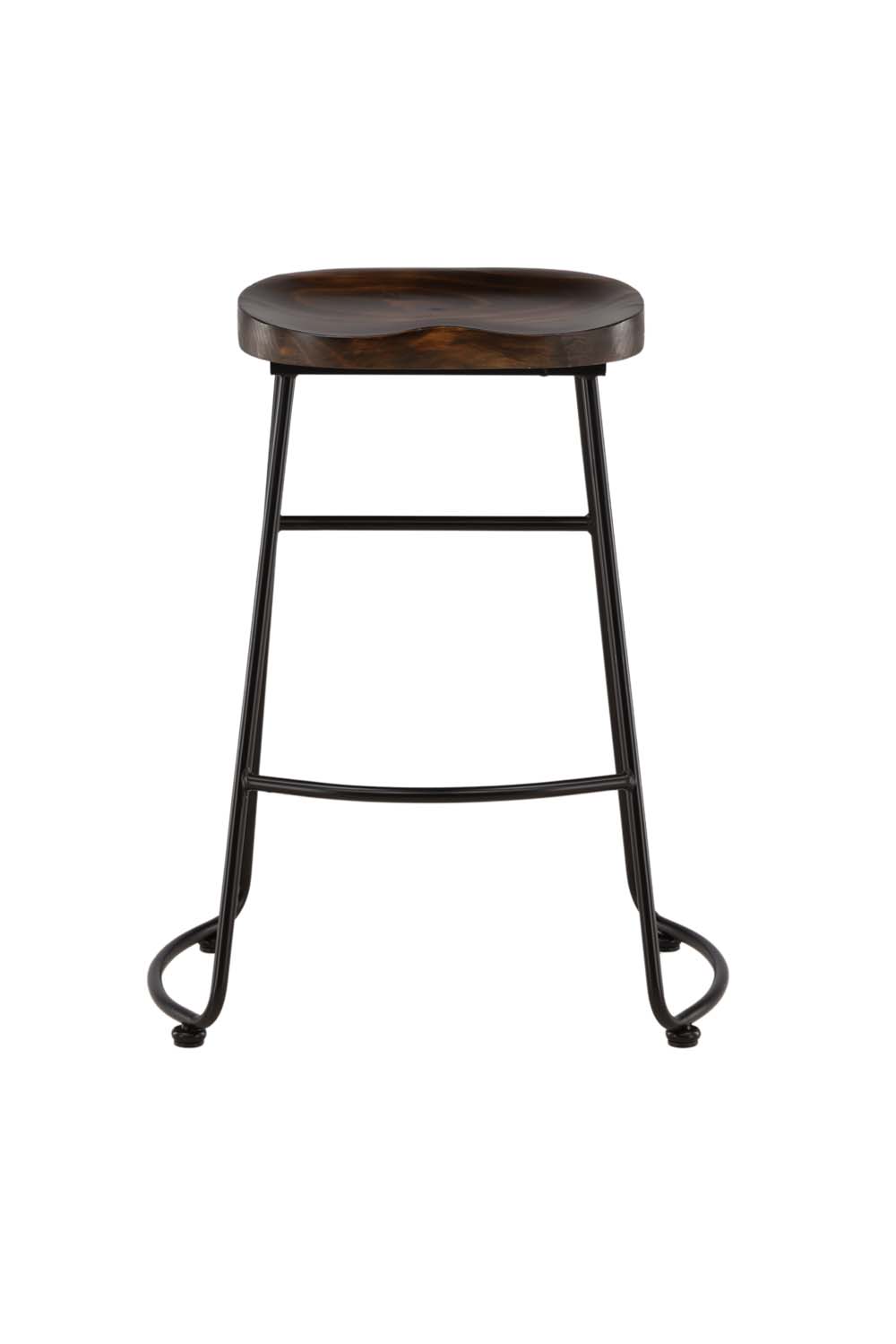 Ozark Barstol  - Sort og Mørk Valnød