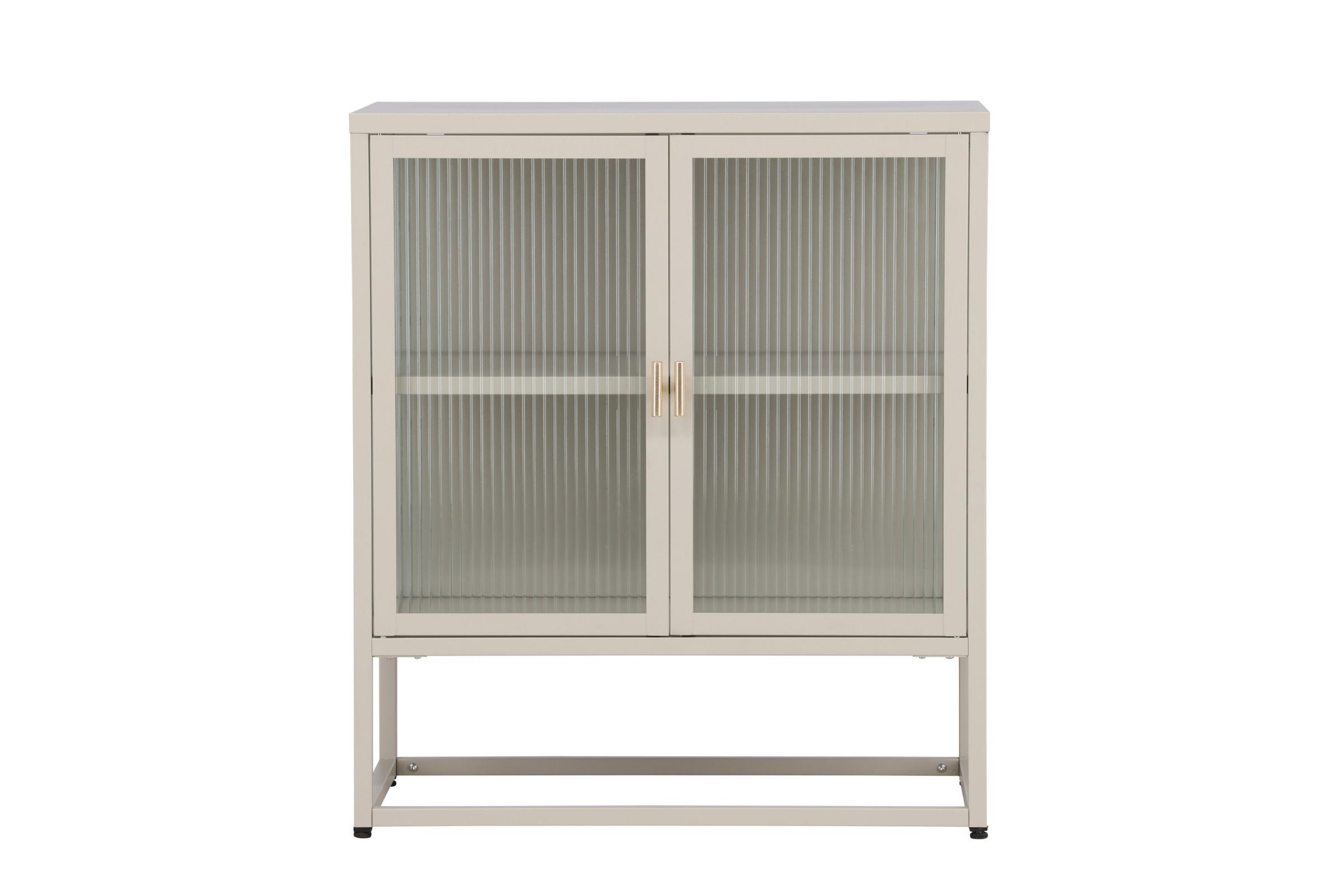 Garis skænk 2 glaslåger beige