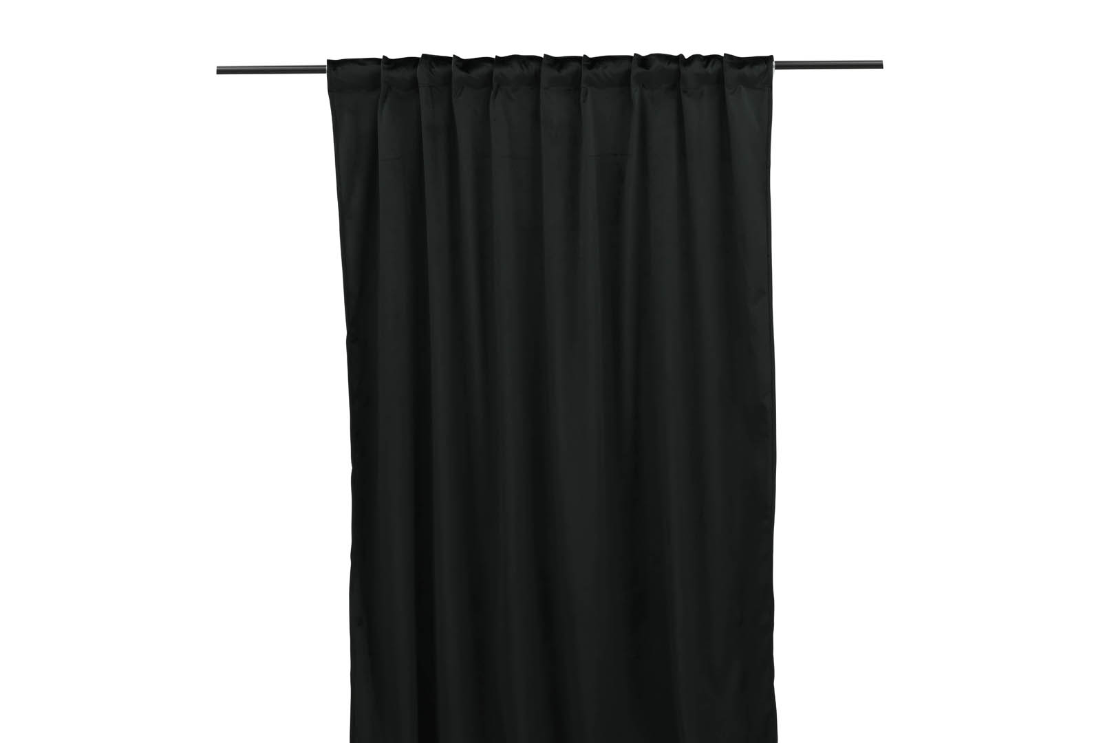 Mary gardin 1 stk. 250x135cm sort.