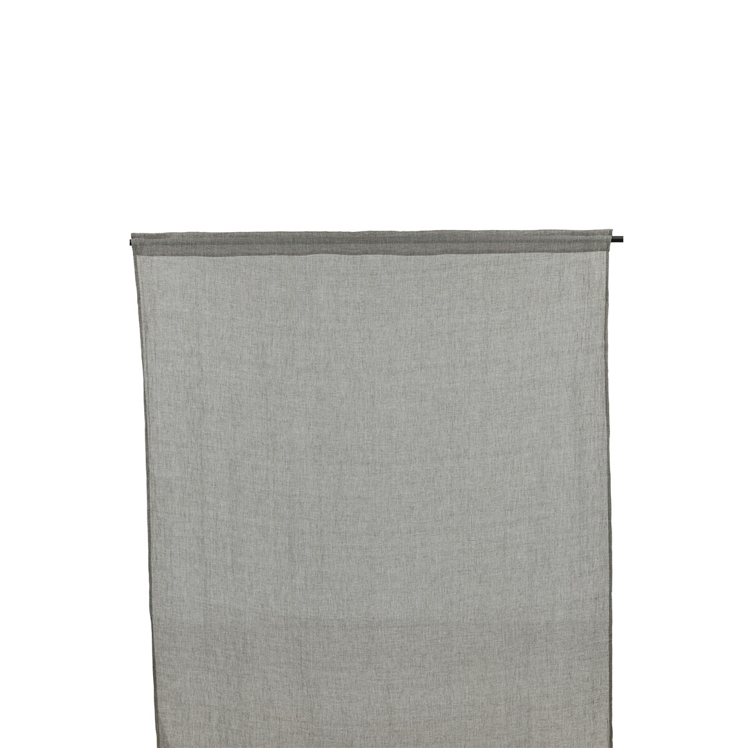 Elena gardin 290x135cm mørkegrå