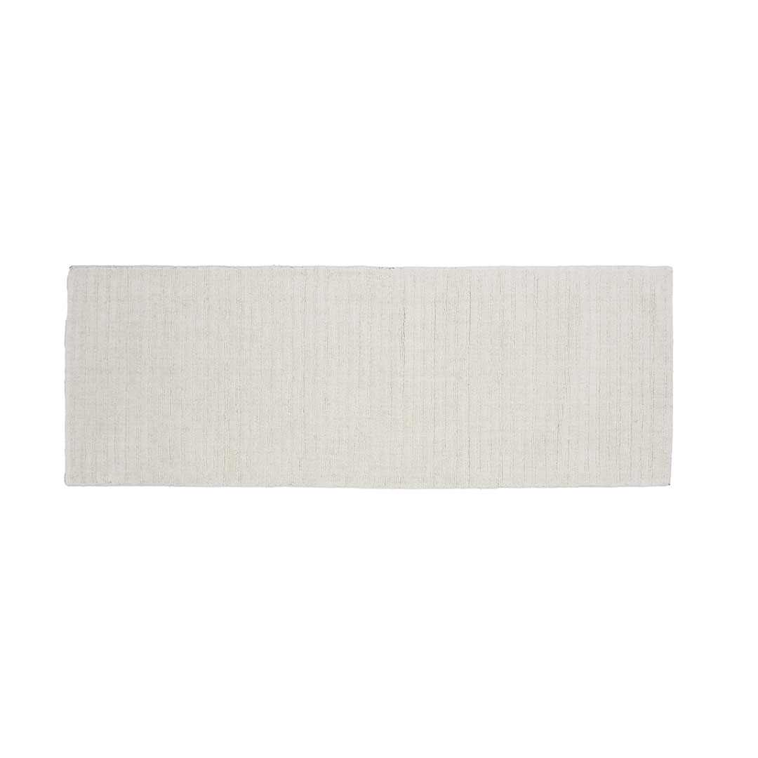 Milton løber 200x72cm hvid