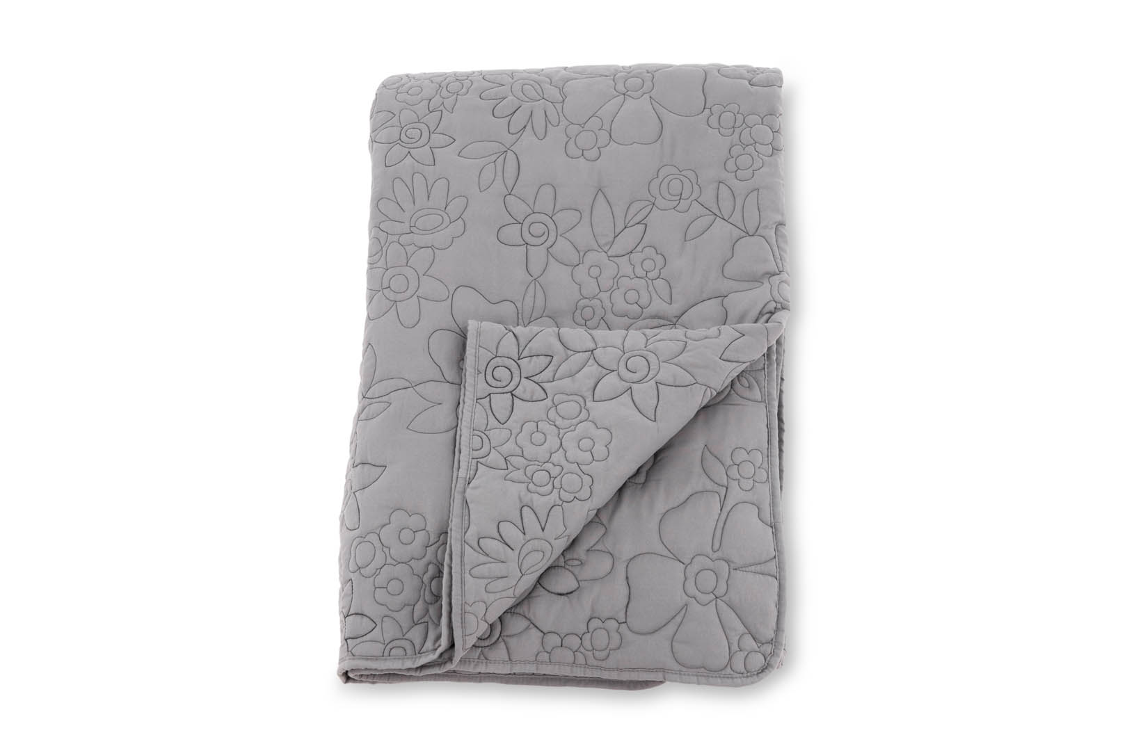 Niki sengetæppe 150x250cm grå.