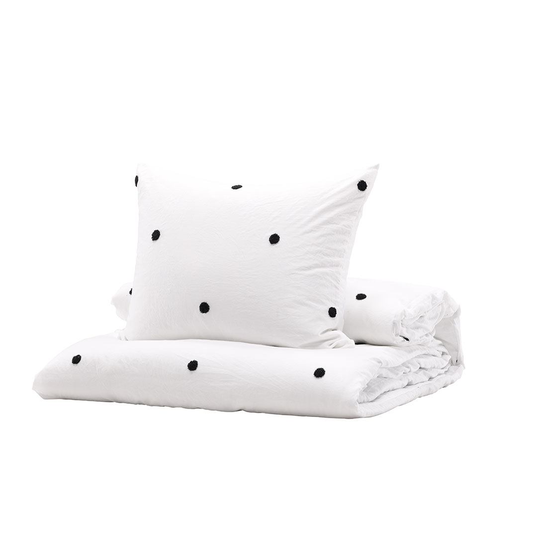 Loke Sengelinned Sæt  - Sort og Hvid