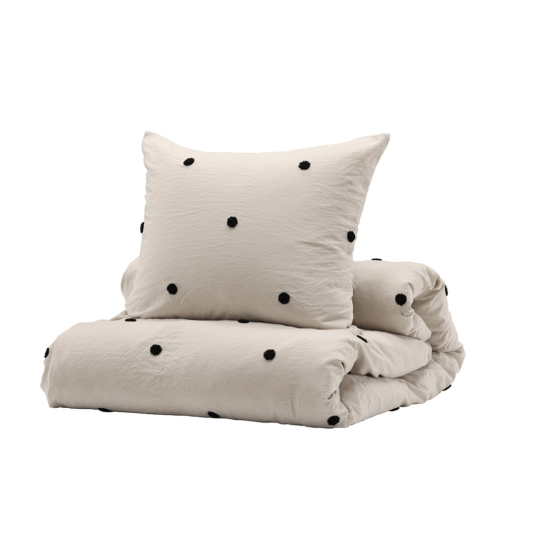 Loke sengesæt lysegrå billede