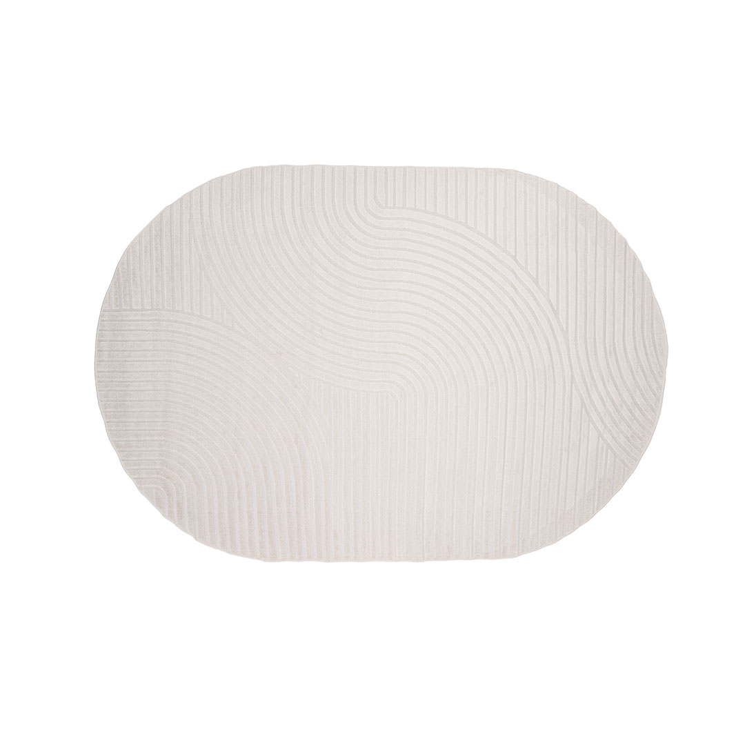 Vince tæppe 240x340cm hvid billede